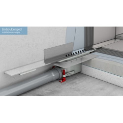 Dušo latakas ACO ShowerDrain S+, 800 mm, su grotelėmis Stripe