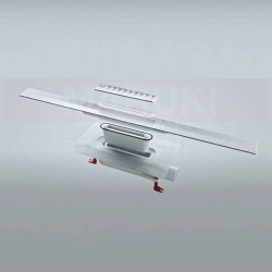 Dušo latakas ACO ShowerDrain S+, 800 mm, su grotelėmis Stripe