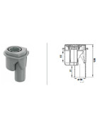 Trapo korpusas Aco ShowerDrain M+ latakui, vertikalus, DN50