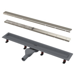 Dušo latakas Alcadrain APZ2012-OPTION6, 750 mm, su vartomomis grotelėmis
