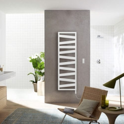 Rankšluosčių džiovintuvas Zehnder Kazeane 965x500, baltas RAL 9016