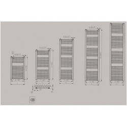 Rankšluosčių džiovintuvas Thermal Trend KD 60x132 cm, baltas
