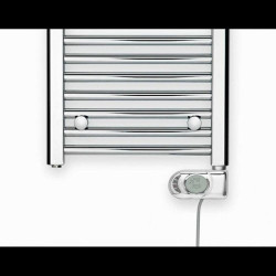 Elektrinis rankšluosčių džiovintuvas Zehnder Aura 906x500, 200 W, programuojamas, chromas