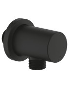 Jungtis potinkiniam dušui Grohe Rainshower, juoda matinė