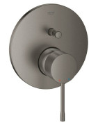 Dekoratyvinė dalis potinkiniam vonios / dušo maišytuvui Grohe Essence, 2 funkcijos, brushed hard graphite