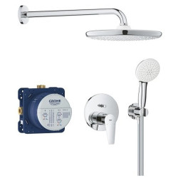 Potinkinė dušo sistema Grohe BauEdge su Tempesta 250 dušo galva, chromas