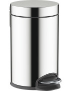 Šiukšliadėžė Hansgrohe AddStoris, 3 l, su pedalu, chromas