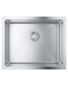 Nerūdijančio plieno plautuvė Grohe K700U 60, su užkemšamu ventiliu