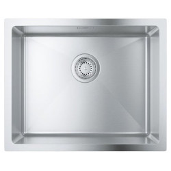 Nerūdijančio plieno plautuvė Grohe K700U 60, su užkemšamu ventiliu