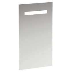 Veidrodis Laufen Leelo 45 x 80 cm su LED šviestuvu, aliuminio rėmas