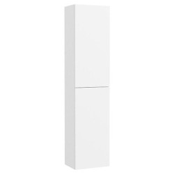 Aukšta spintelė Roca Extra 150 x 35 cm, 2 durelės, balta matinė