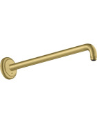 Dušo alkūnė AXOR Montreux iš sienos, 389 mm, šlifuoto žalvario spalvos
