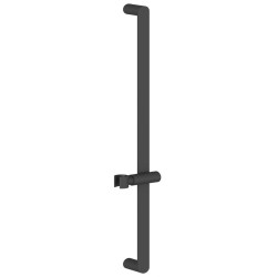 Dušo stovas Ravak 977.20BLM, 70 cm, su reguliuojamu laikikliu, juodas matinis