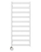 Elektrinis rankšluosčių džiovintuvas Terma Vivo 1150x500, kairinis, su MOA tenu, paslėptas laidas, matinis baltas (soft)