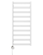 Elektrinis rankšluosčių džiovintuvas Terma Vivo 1150x500, kairinis, su MOA tenu, spiralinis laidas, matinis baltas (soft)
