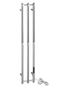 Elektrinis rankšluosčių džiovintuvas Bemeta Pillar 3, 185x1180 mm, 91 W, blizgus nerūdijantis plienas