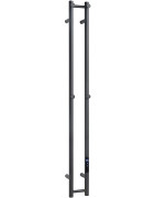 Elektrinis rankšluosčių džiovintuvas Bemeta Pillar 2, 125x1180 mm, 61 W, juoda matinė