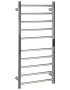 Elektrinis rankšluosčių džiovintuvas Bemeta Laderra 450x960 mm, 130 W, blizgus nerūdijantis plienas