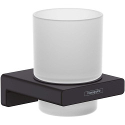 Dantų šepetėlių laikiklis Hansgrohe AddStoris Q, juodas matinis