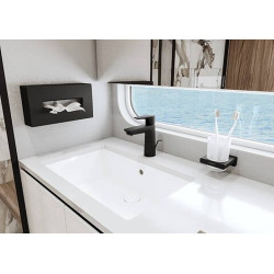 Dantų šepetėlių laikiklis Hansgrohe AddStoris Q, juodas matinis