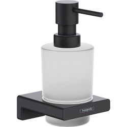 Muilo dozatorius Hansgrohe AddStoris Q, 200 ml, juodas matinis