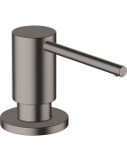 Integruojamas muilo dozatorius Hansgrohe A41, 500 ml, šlifuotas juodas chromas
