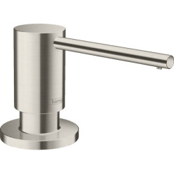 Integruojamas muilo dozatorius Hansgrohe A41, 500 ml, nerūdijančio plieno spalvos