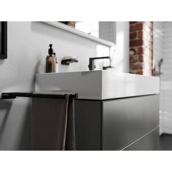 Dvigubas rankšluosčių laikiklis Hansgrohe AddStoris Q, 445 mm, juodas matinis