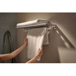 Lentyna rankšluosčiams Hansgrohe AddStoris Q, 648 mm, chromas