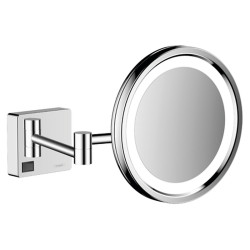 Kosmetinis veidrodis Hansgrohe AddStoris su LED apšvietimu, chromas