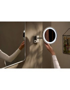 Kosmetinis veidrodis Hansgrohe AddStoris su LED apšvietimu, chromas