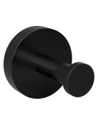 Kabliukas Bemeta Dark, 55x55 mm, juodas matinis