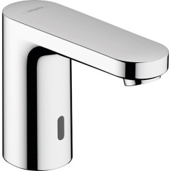 Bekontaktis praustuvo maišytuvas Hansgrohe Vernis Blend 100, maitinimas - baterija, chromas