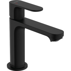 Praustuvo maišytuvas Hansgrohe Rebris S 110 CoolStart, be dugno vožtuvo, juoda matinė