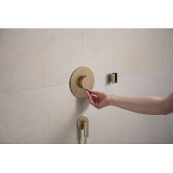 Dekoratyvinė dalis potinkiniam termostatiniam maišytuvui Hansgrohe Ecostat Comfort S, 2 funkcijos, šlifuota bronza
