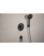 Dekoratyvinė dalis potinkiniam termostatiniam maišytuvui Hansgrohe Ecostat Comfort S, 2 funkcijos, šlifuotas juodas chromas