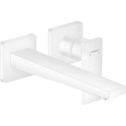 Praustuvo maišytuvas Hansgrohe Metropol 225, iš sienos, balta matinė