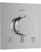Dekoratyvinė dalis potinkiniam termostatiniam maišytuvui Hansgrohe Ecostat Comfort E, 2 funkcijos, chromas