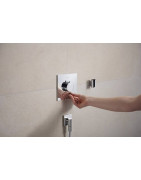 Dekoratyvinė dalis potinkiniam termostatiniam maišytuvui Hansgrohe Ecostat Comfort E, 2 funkcijos, chromas