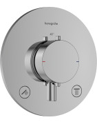 Dekoratyvinė dalis potinkiniam termostatiniam maišytuvui Hansgrohe Ecostat Comfort S, 2 funkcijos, chromas