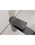 Praustuvo maišytuvas Hansgrohe Vivenis 250 CoolStart, be dugno vožtuvo, šlifuotas juodas chromas