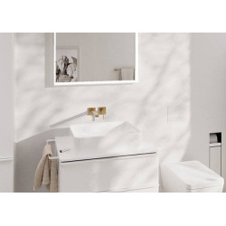 Praustuvo maišytuvas Hansgrohe Tecturis E 225 EcoSmart+, iš sienos, šlifuota bronza