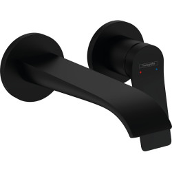 Praustuvo maišytuvas Hansgrohe Vivenis 192, iš sienos, juoda matinė