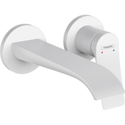 Praustuvo maišytuvas Hansgrohe Vivenis 192, iš sienos, balta matinė