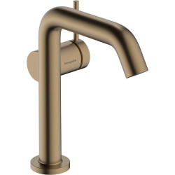 Praustuvo maišytuvas Hansgrohe Tecturis S 150 Fine CoolStart EcoSmart+, be dugno vožtuvo, šlifuota bronza