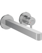 Praustuvo maišytuvas Hansgrohe Finoris 228, iš sienos, chromas