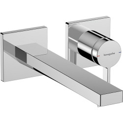 Praustuvo maišytuvas Hansgrohe Tecturis E 225 EcoSmart+, iš sienos, chromas