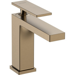 Praustuvo maišytuvas Hansgrohe Tecturis E 110 EcoSmart+, be dugno vožtuvo, šlifuota bronza