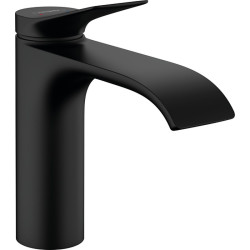 Praustuvo maišytuvas Hansgrohe Vivenis 110, su dugno vožtuvu, juoda matinė
