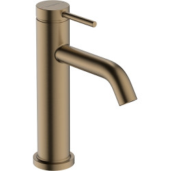 Praustuvo maišytuvas Hansgrohe Tecturis S 110 EcoSmart+, su dugno vožtuvu, šlifuota bronza